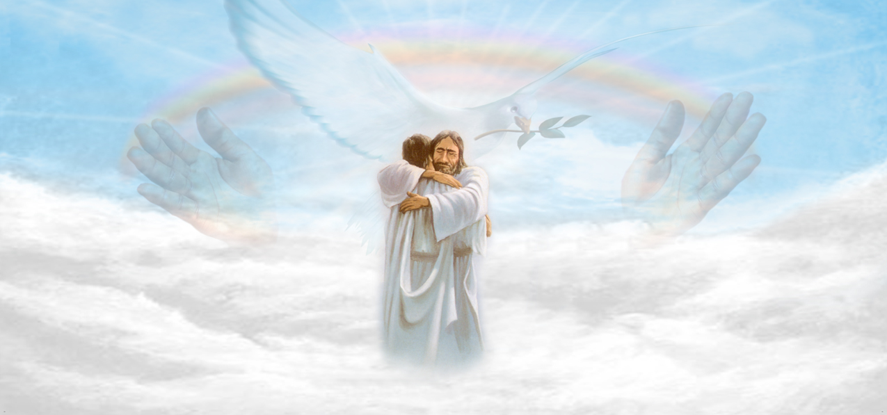 In Gods Arms Clouds Blue